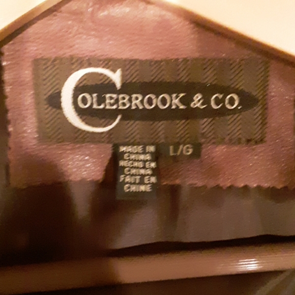 Ladies brown leather jacket - Picture 3 of 5